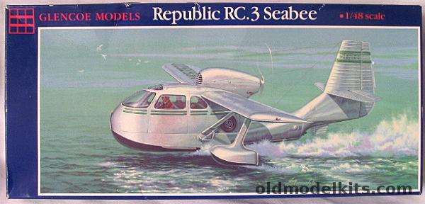 Glencoe 1/48 RC3 SeaBee - US Civil / Israeli Air Force / Great Britain Civil - (R-3C), 5104 plastic model kit